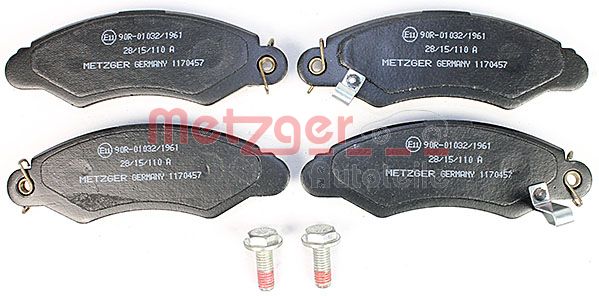 METZGER 1170457 Bremsbelagsatz, Scheibenbremse